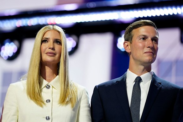 Ivanka Trump and husband Jared Kushner. The president’s son-in-law began courting Saudi royalty shortly after Donald Trump took power in 2017.