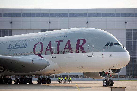 Qatar Airways slams government suggestions to fly bigger aircraft. 