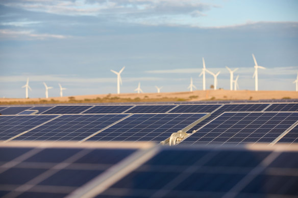 The federal government wants to be 82 per cent reliant on renewable energy by 2030.