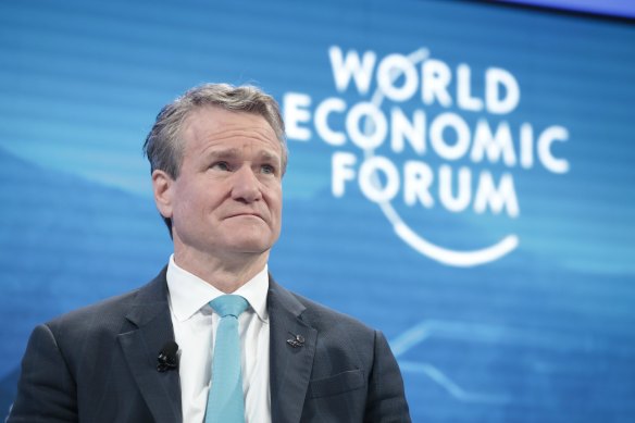 Bank of America chief Brian Moynihan says his investors are telling the bank to invest in companies 'doing right by society'.