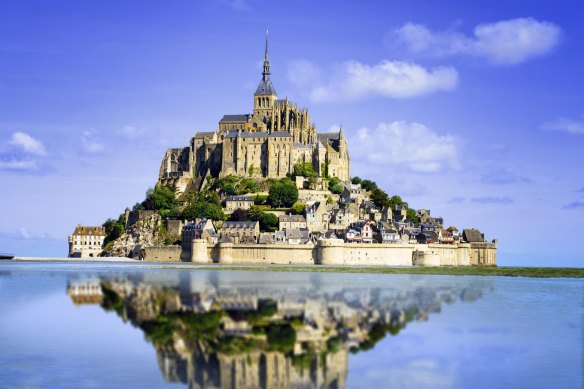 Mont-Saint-Michel is a favourite with tourists.