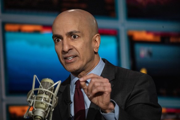 Minneapolis Fed President Neel Kashkari said he’s questioning the need to cut rates.