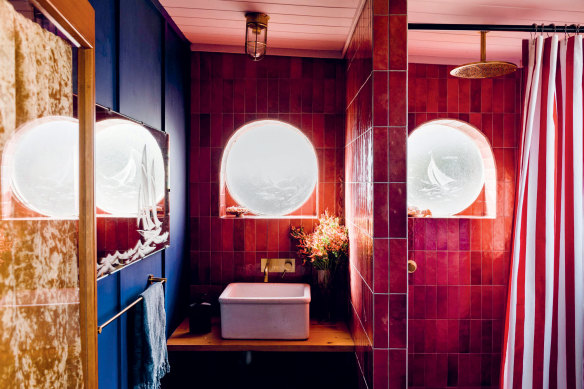 Read says the bathroom, like the rest of the house, is “styled entirely from our imagination”.