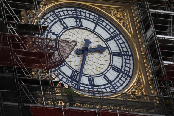 Elizabeth Tower, also known as Big Ben, is undergoing a major transformation.
