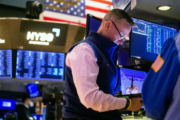 Wall Street’s benchmark index has lost ground to start the week.