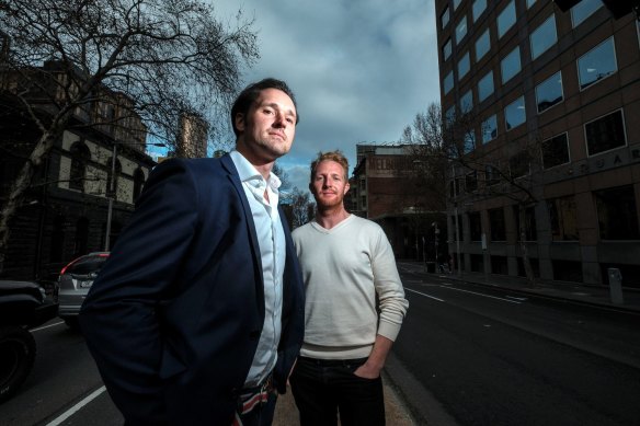 York Butter Factory co-founders Stuart Richardson (left) and Darcy Naunton.