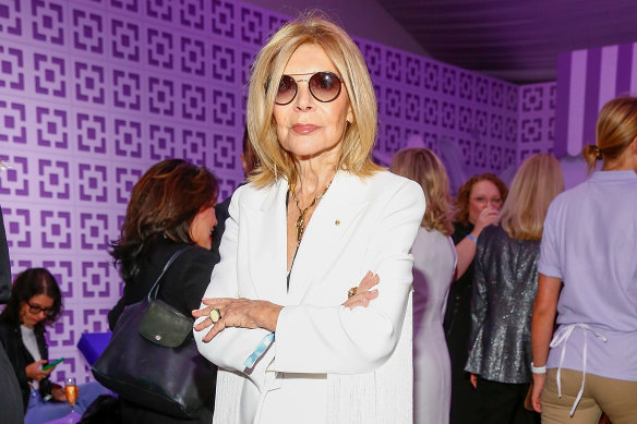  Carla Zampatti at Melbourne Fashion Festival in 2019.