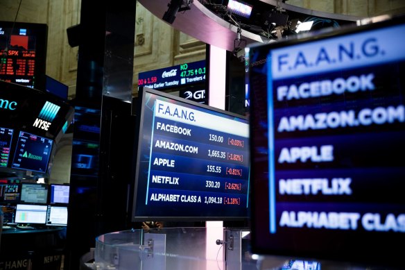 Tech stocks have powered the US sharemarket. But what if we see valuations receding from here?