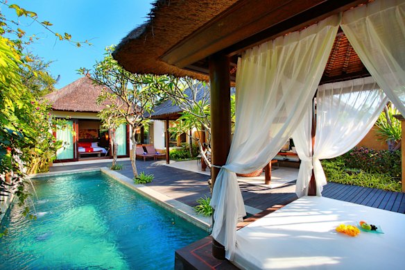 Poolside at MGallery Amarterra Villas Bali … inferior? We think not.