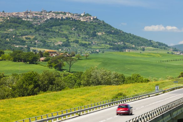To visit the smaller towns in Italy, hire a car.