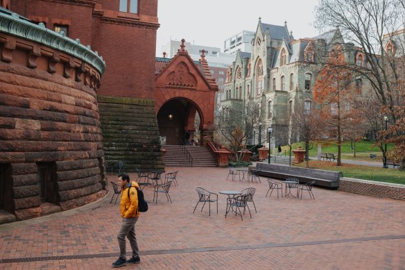 The University of Pennsylvania campus in Philadelphia, Pennsylvania on Friday.