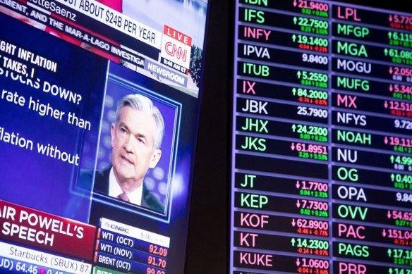 Stocks sank as Jerome Powell gave a short and clear message that rates will stay high for some time.