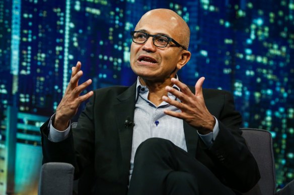 Microsoft boss Satya Nadella painted a vivid picture of what the future holds.
