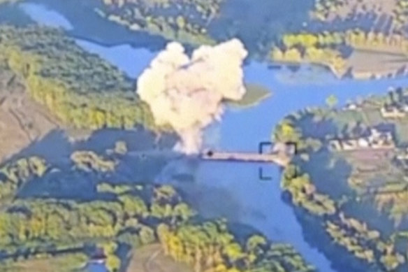 The destruction of a key bridge in Russia’s Kursk region by Ukraine less than two weeks into its stunning cross-border incursion in August, disrupted Russian supply routes and signalled its troops were planning to dig in. 