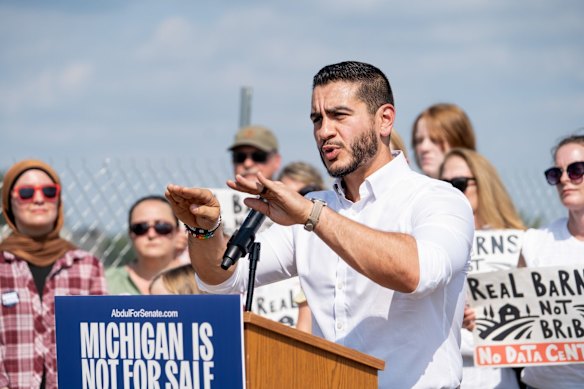 Il candidato democratico al Senato del Michigan Abdul El-Sayed è in vantaggio nei sondaggi e nella trappola della sete dei social media.