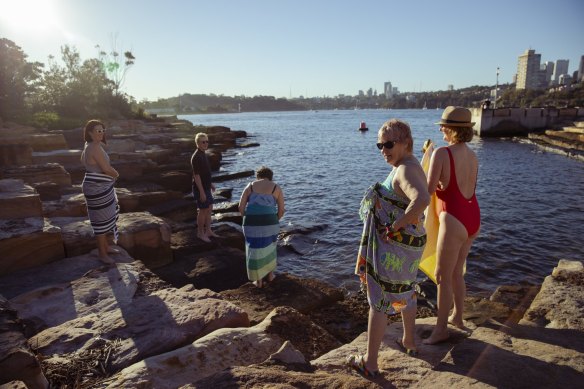 Swimmers have been campaigning the state government to allow swimming at Marrinawi Cove on the Barangaroo foreshore in inner Sydney.