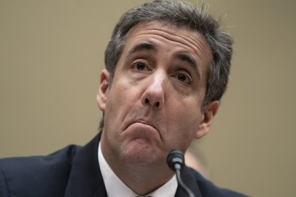 Michael Cohen, President Donald Trump’s former personal lawyer.