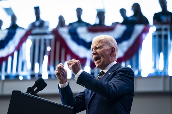 Biden speaks about ‘Bidenomics’ in September.