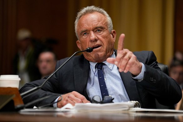Longtime vaccine sceptic Robert F. Kennedy Jr was appointed US health secretary in February.