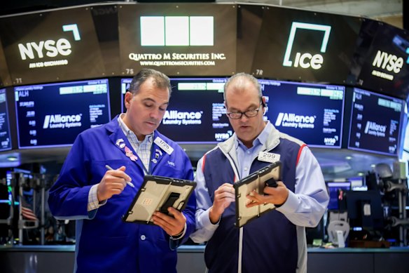 Wall Street remains near record highs. 