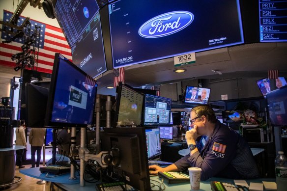 Stocks sank as Jerome Powell gave a short and clear message that rates will stay high for some time, pushing back against the idea of a Federal Reserve pivot that could complicate its war against inflation. 