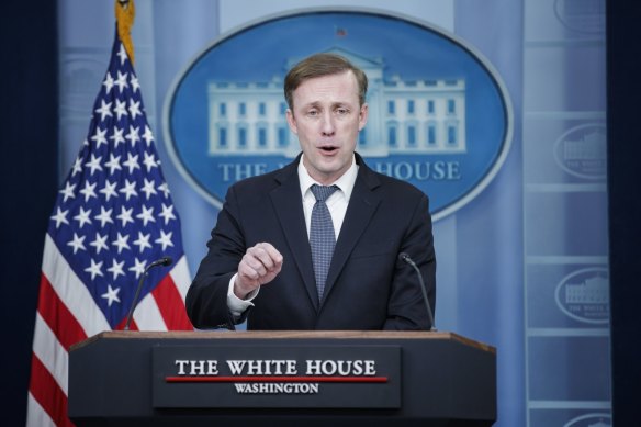 US National Security Adviser Jake Sullivan. 