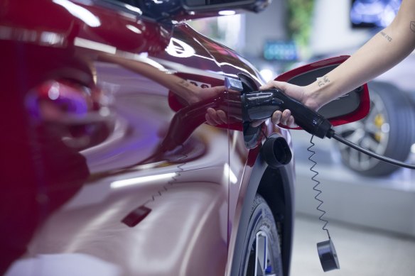 Outer-metropolitan areas are leading the take-up of electric vehicles. 