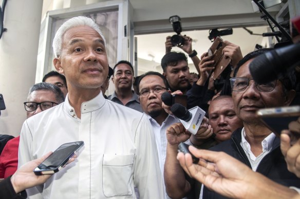 Ganjar Pranowo was an early presidential favourite until incumbent Joko Widodo appeared to switch camps to Prabowo. 