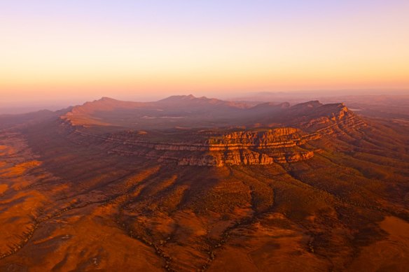 The Flinders Ranges was accepted onto UNESCO’s “tentative list”.
