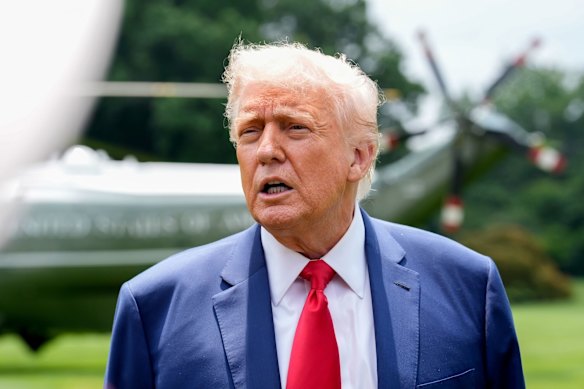 US President Donald Trump said it would be a “great thing” if California’s Democratic Governor Gavin Newsom were arrested.