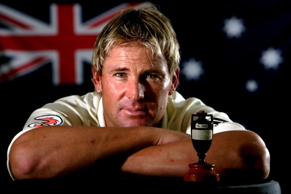 Shane Warne pictured during his final year of international cricket.