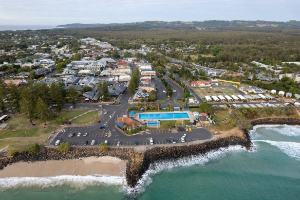 Byron Bay is in lockdown following the exposure.