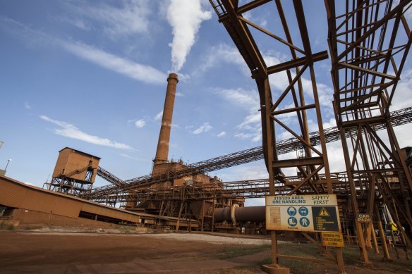 The nickel refinery outside  Townsville.