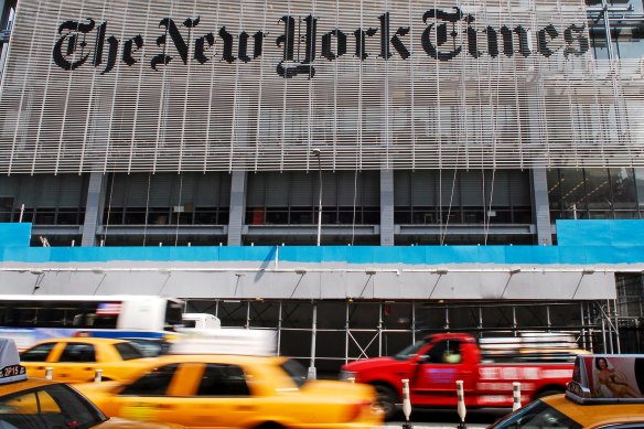 After more than 30 bids, the auction ended with a winning bid of 350 ether, or about $US560,000 for the New York Times column.