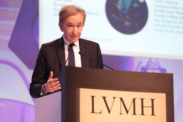 Frugal times for LVMH billionaire Bernard Arnault.