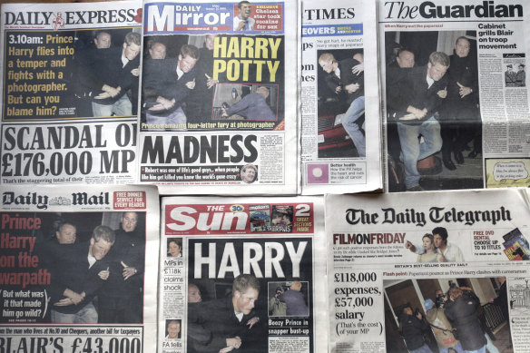 Prince Harry has long had a fraught relationship with Britain's press.