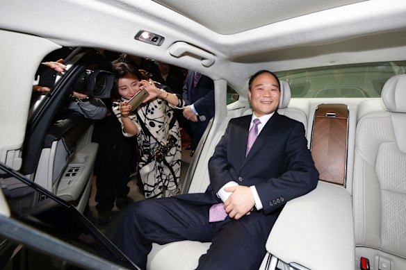 Geely chair Li Shufu has overseen the meteoric rise of the company. 