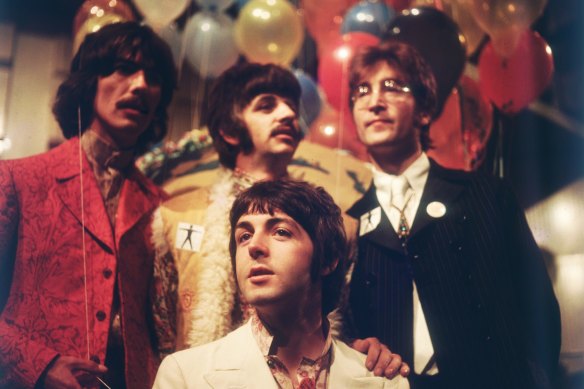 Fab Four: (clockwise from left) George Harrison, Ringo Starr, John Lennon and Paul McCartney.