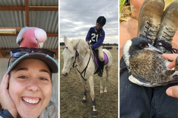 Georgia Seymour realised she wanted to work with animals after growing up on a hobby farm in Dongara.