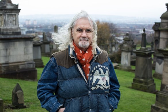 Billy Connolly at Glasgow's Necropolis
in Billy Connolly's Big Send Off.
