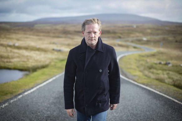 Douglas Henshall as DI Jimmy Perez in Shetland.