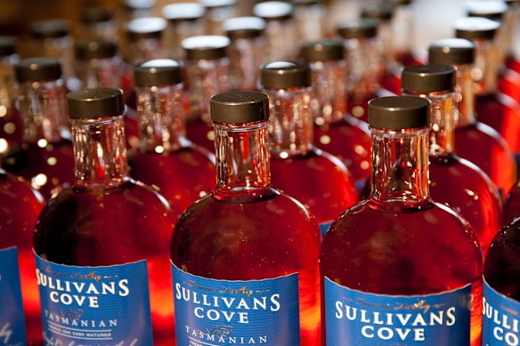 Sullivans Cove has won world’s best single malt whisky four times. 
