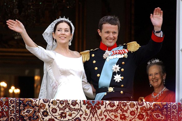 Royals marrying commoners keeps the fairytale alive: Danish Crown Prince Frederik and his wife Mary Donaldson on their wedding day.