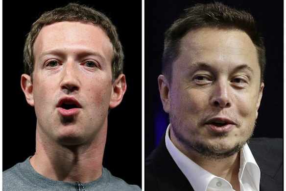 Perkins' proposal is a different one from those of the likes of Mark Zuckerberg (left) or Elon Musk, who regularly and vociferously share their visions of how society should work.