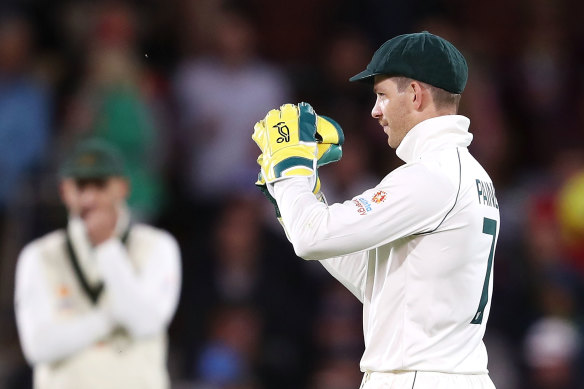 Despite bruising his finger, Tim Paine is expected to face the Black Caps in Perth next week. 