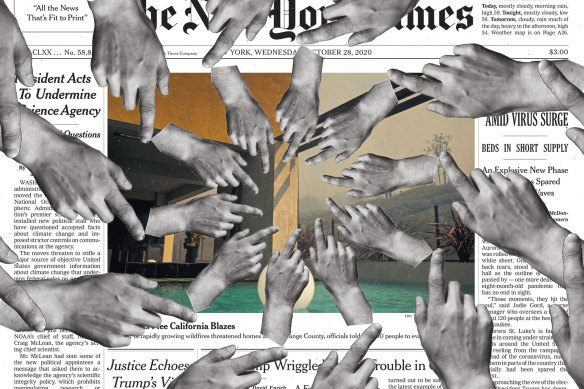 Synthetic Messenger (2021) by Tega Brain and Sam Lavigne is one of the works featured at ACCA’s Data Relations exhibition.