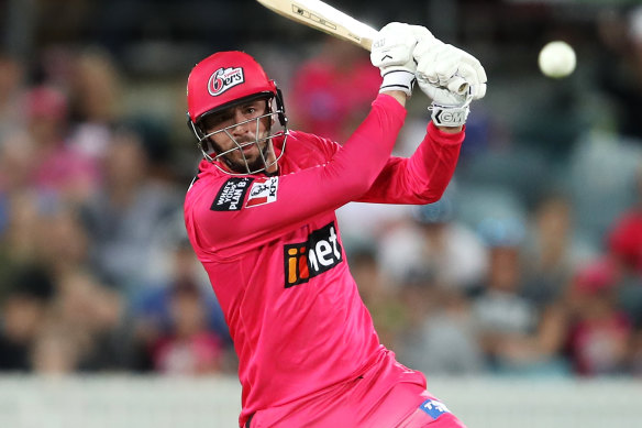 James Vince starred with the bat for the Sixers in their win over the Scorchers.