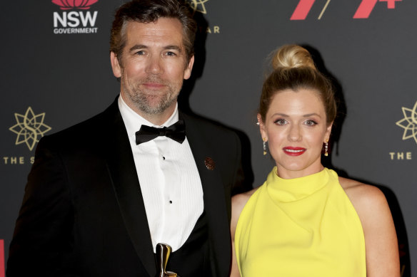 Patrick Brammall and Harriet Dyer have also won for most outstanding comedy program.