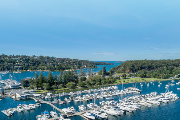 The Spit marina in Sydney’s Mosman, now owned by MA Financial.