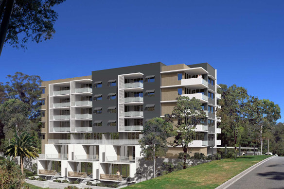 Serenity at Chatswood has 30 kilowatts worth of solar panels to service common areas.